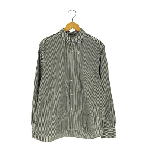 ユニフォームエクスペリメント uniform experiment 2WAY STRIPE REGULAR COLLAR SHIRT ストライプ レギュラーカラー シャツ メンズ JPN:2