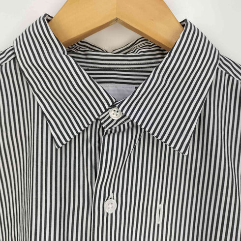 ユニフォームエクスペリメント uniform experiment 2WAY STRIPE REGULAR COLLAR SHIRT ストライプ レギュラーカラー シャツ メンズ JPN:2