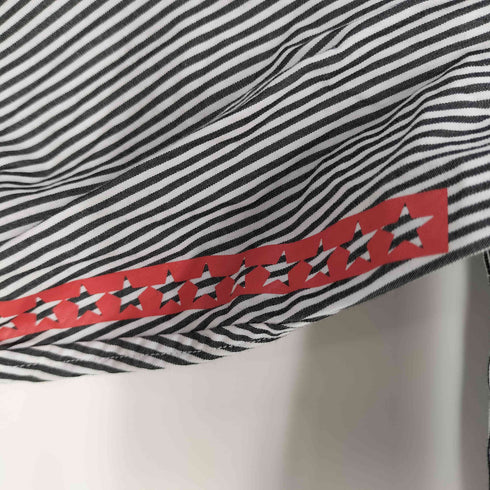 ユニフォームエクスペリメント uniform experiment 2WAY STRIPE REGULAR COLLAR SHIRT ストライプ レギュラーカラー シャツ メンズ JPN:2