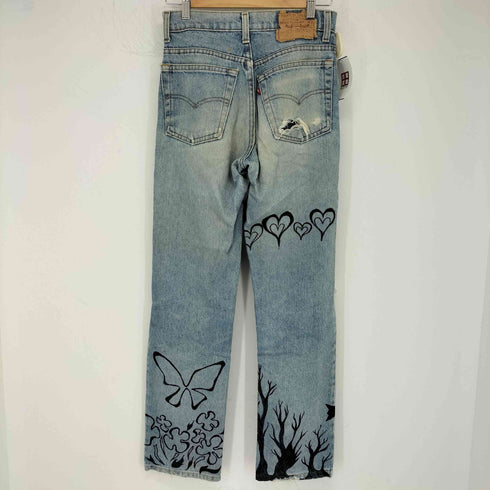 リーバイス Levis ボタン裏刻印525 ペイントリメイクデニムパンツ メンズ