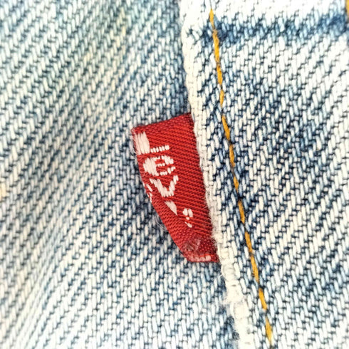 リーバイス Levis ボタン裏刻印525 ペイントリメイクデニムパンツ メンズ