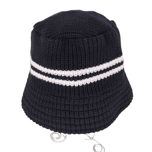 ニューエラ NEW ERA ロゴ刺繍 コットンニット バケットハット メンズ