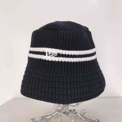 ニューエラ NEW ERA ロゴ刺繍 コットンニット バケットハット メンズ