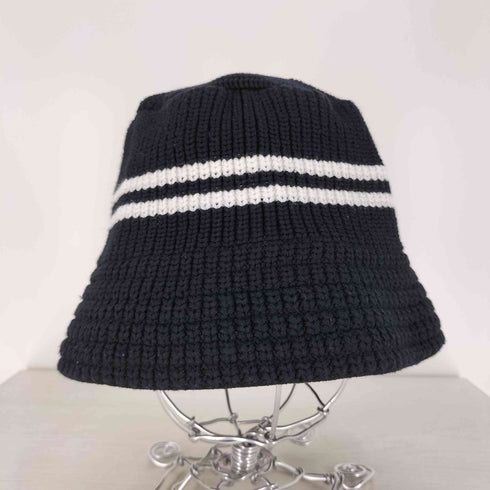 ニューエラ NEW ERA ロゴ刺繍 コットンニット バケットハット メンズ