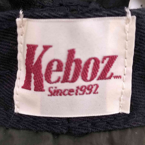 ケボズ KEboz ロゴ刺繍バケットハット メンズ