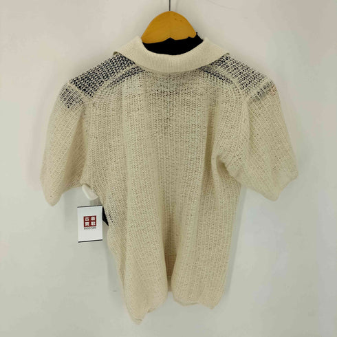 オーラリー AURALEE 23SS BRUSHED COTTON WOOL RIB KNIT SKIPPER POLO メンズ JPN:2