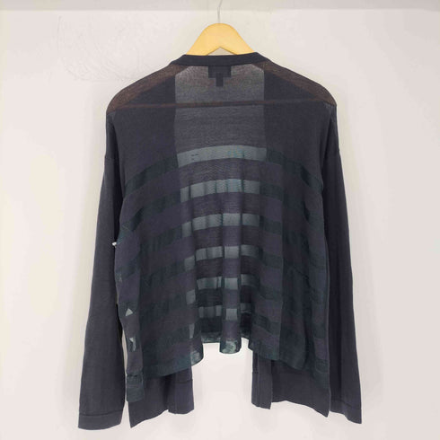 アルマーニジーンズ ARMANI JEANS ボーダー シアー カーディガン レディース 38