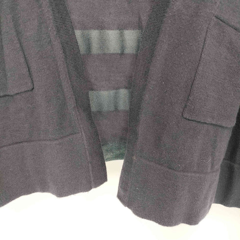 アルマーニジーンズ ARMANI JEANS ボーダー シアー カーディガン レディース 38