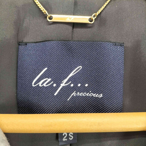 ラエフ la.f... 比翼チェスターコート レディース 2S