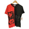 ブラックコムデギャルソン BLACK COMME des GARCONS 20SS コラボ キャラクター グラフィック プリント ドッキング S/S クルーネック Tシャツ メンズ JPN:M