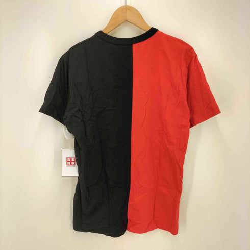 ブラックコムデギャルソン BLACK COMME des GARCONS 20SS コラボ キャラクター グラフィック プリント ドッキング S/S クルーネック Tシャツ メンズ JPN:M