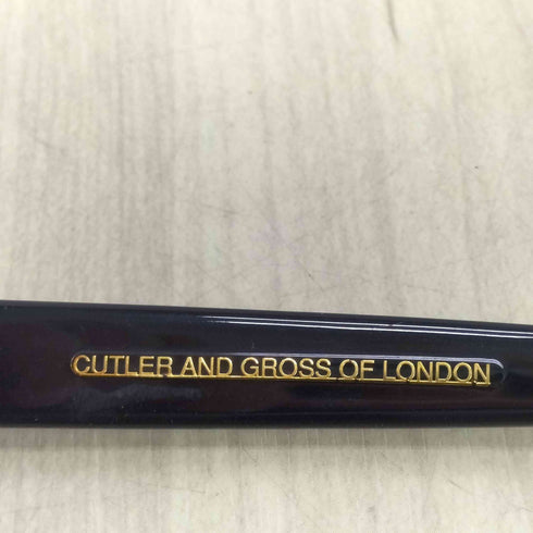 CUTLER AND GROSS OF LONDON オーバルサングラス メガネ メンズ