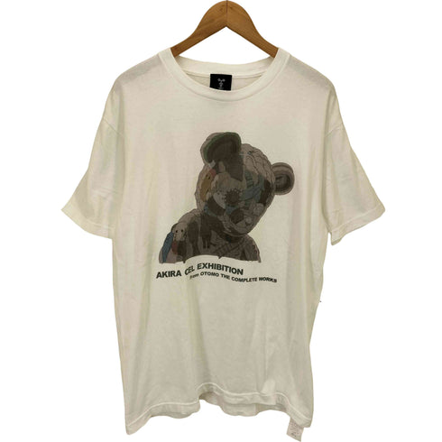オリジナル Tシャツ クマ アニメ グラフィック プリント S/S クルーネック Tシャツ メンズ JPN:L