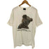 オリジナル Tシャツ クマ アニメ グラフィック プリント S/S クルーネック Tシャツ メンズ JPN:L