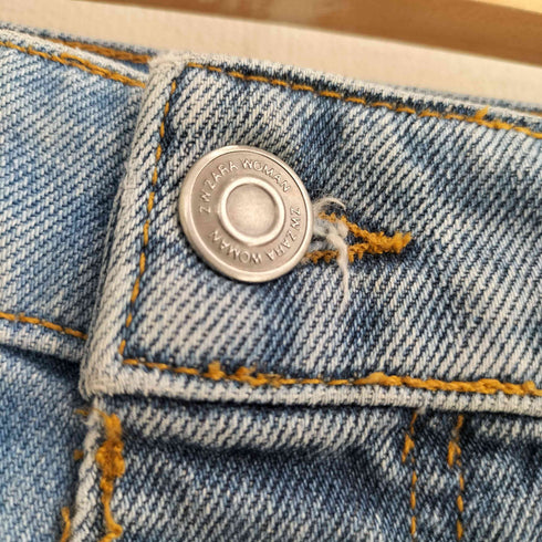 ザラ ZARA アシンメトリー デニムラップスカート レディース XS