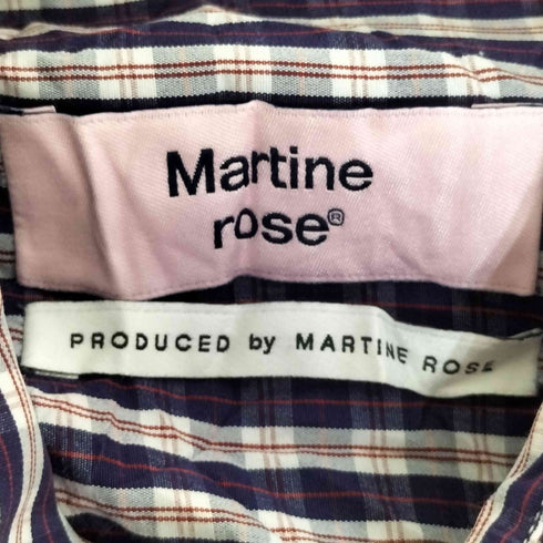 マーティンローズ Martine rose OVERSIZED CRINKLE SHIRT オーバーサイズクリンクルシャツ メンズ import:M
