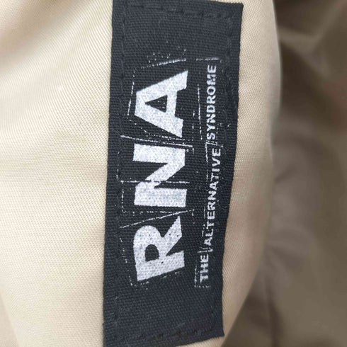アールエヌエー RNA ロゴ刺繍 キャンバス ラグビーボールショルダーバッグ レディース