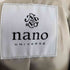 ナノユニバース NANO universe イタリアンラムレザー ダブルジップ ノーカラーレザージャケット レディース 36