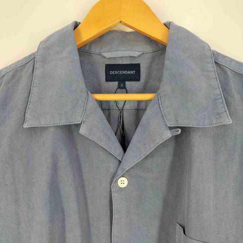 ディセンダント DESCENDANT 25SS S WIND OPEN COLLAR SS SHIRT PIGMENT DYE ウインド オープンカラー シャツ ピグメントダイ メンズ JPN:4