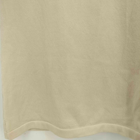 ザラ ZARA エクリュ背中あきシースルーニットワンピース レディース import:S