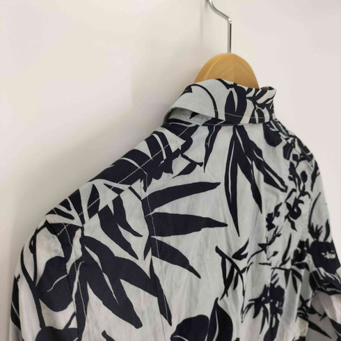 エトロ ETRO イタリア製 ハイビスカス 花柄 総柄 シェイプ L/S シャツ レディース EUR:44