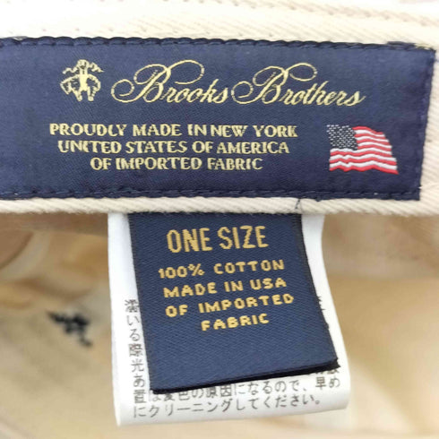 ブルックスブラザーズ BROOKS BROTHERS Golden Fleece Logo 6 Panel Cap ゴールデン フリース ロゴ刺繍 6パネル キャップ メンズ ONE SIZE