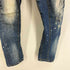 ディースクエアード DSQUARED2 KENNY TWIST JEANS クラッシュ ペイント加工 ケニーツイストデニム メンズ 44