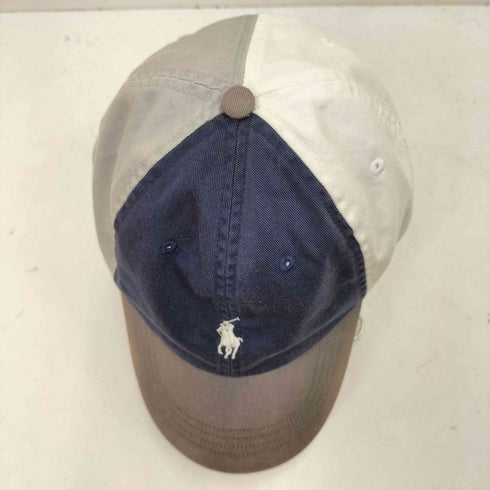 ポロバイラルフローレン Polo by RALPH LAUREN ポニー 刺繍 カラーブロック 6パネル キャップ メンズ ONE SIZE