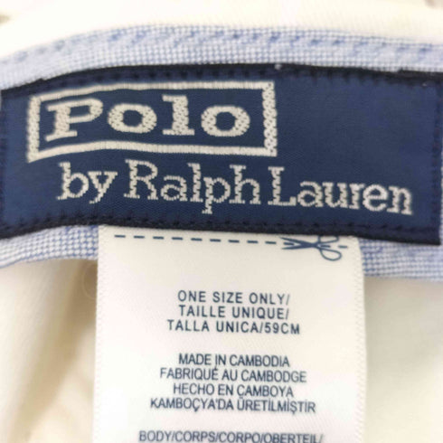 ポロバイラルフローレン Polo by RALPH LAUREN ポニー 刺繍 カラーブロック 6パネル キャップ メンズ ONE SIZE
