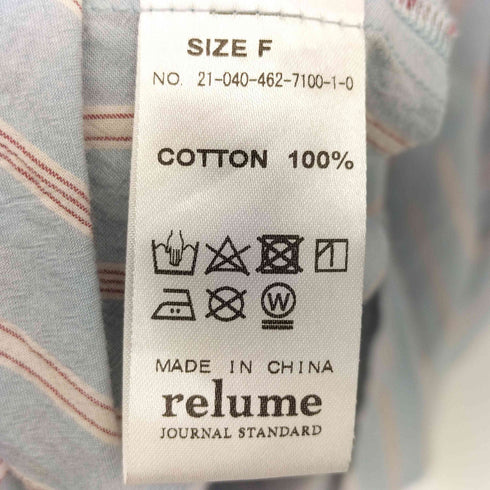 ジャーナルスタンダードレリューム JOURNAL STANDARD relume ストライプマーメイドワンピース レディース FREE