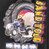 ヘインズ Hanes 00s BEEFY-T 2枚タグ 03-04 SAND TOUR モータスポーツ ファイヤーパターン プリント ロングスリーブTシャツ メンズ import:XL