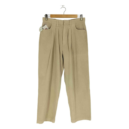 ファーラー FARAH Two-tuck Wide Tapered Pants 強撚ツイル左上がり 2タック ワイド テーパード パンツ メンズ 30