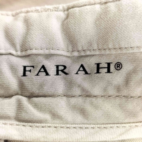 ファーラー FARAH Two-tuck Wide Tapered Pants 強撚ツイル左上がり 2タック ワイド テーパード パンツ メンズ 30