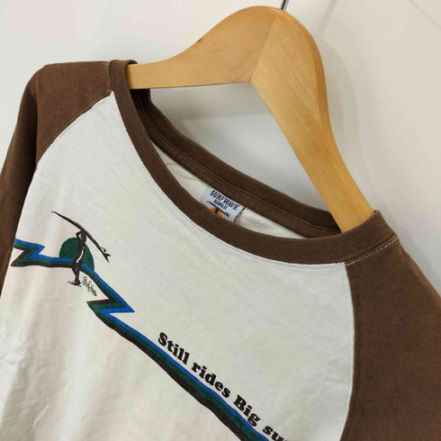 SURFWAVE ツートン ラグランカットソー メンズ import:M