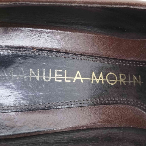 MANUELA MORIN LEFLESH カウ柄 ベルトパンプス レディース EUR:38