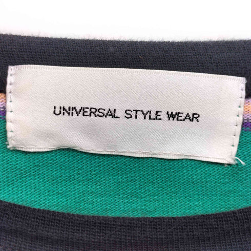 ユニバーサルスタイル UNIVERSAL STYLE WEAR ボーダー クルーネックTシャツ メンズ JPN:M