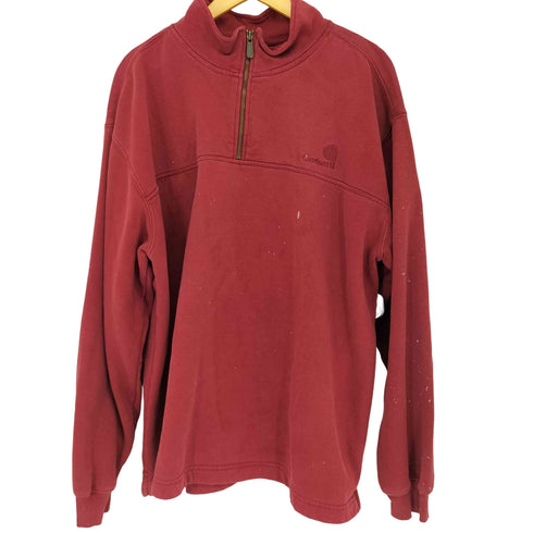 カーハート Carhartt ハーフジップスウェット メンズ import:XL