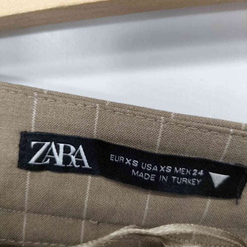 ザラ ZARA ストライプ ミニスカート レディース import:XS