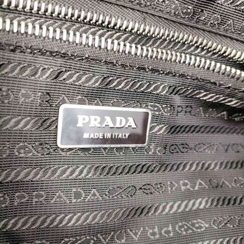 プラダ PRADA TESSUTO SHOPPIN テスート ナイロン ビジネス トート バッグ ボストン バッグ 南京錠付き メンズ