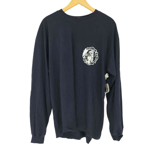 アンビル Anvil 90S USA製 L/S FDNYロゴロンT メンズ import:XL