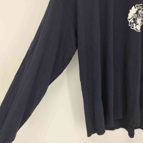 アンビル Anvil 90S USA製 L/S FDNYロゴロンT メンズ import:XL