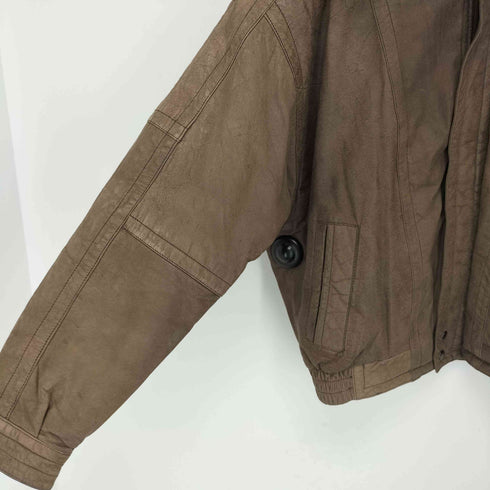 AGGIO GENUINE LEATHERジャケット 韓国製 メンズ import:M
