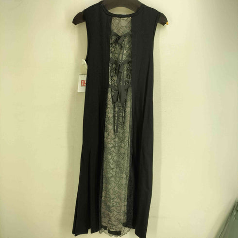 ランバンオンブルー LANVIN en Bleu バックレースカットソーワンピース レディース 38