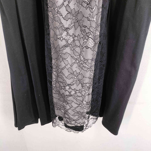 ランバンオンブルー LANVIN en Bleu バックレースカットソーワンピース レディース 38