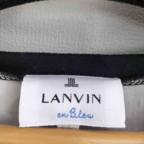 ランバンオンブルー LANVIN en Bleu バックレースカットソーワンピース レディース 38