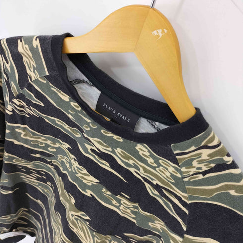 BLACK SCALE 迷彩 L/S Tシャツ レディース import:S