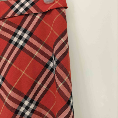 バーバリーブルーレーベル BURBERRY BLUE LABEL ノバチェック ベルテッド ミニスカート レディース JPN:36