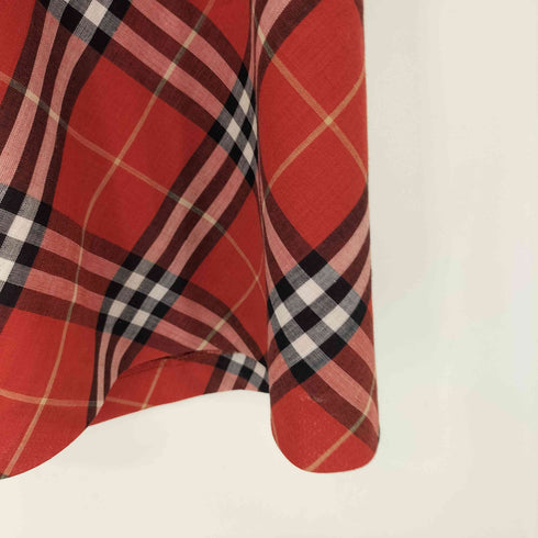 バーバリーブルーレーベル BURBERRY BLUE LABEL ノバチェック ベルテッド ミニスカート レディース JPN:36