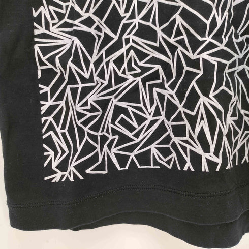 イッセイミヤケメン ISSEY MIYAKE MEN 幾何学柄 クルーネックTシャツ メンズ JPN:1