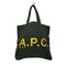 アーペーセー A.P.C. ゴールドプリント ウールトートバッグ レディース